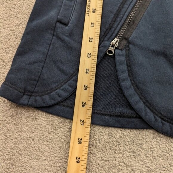 Sleek PUMA Women's Navy Zippered Cowl Neck Sweatshirt, Size XL - Picture 10 of 10